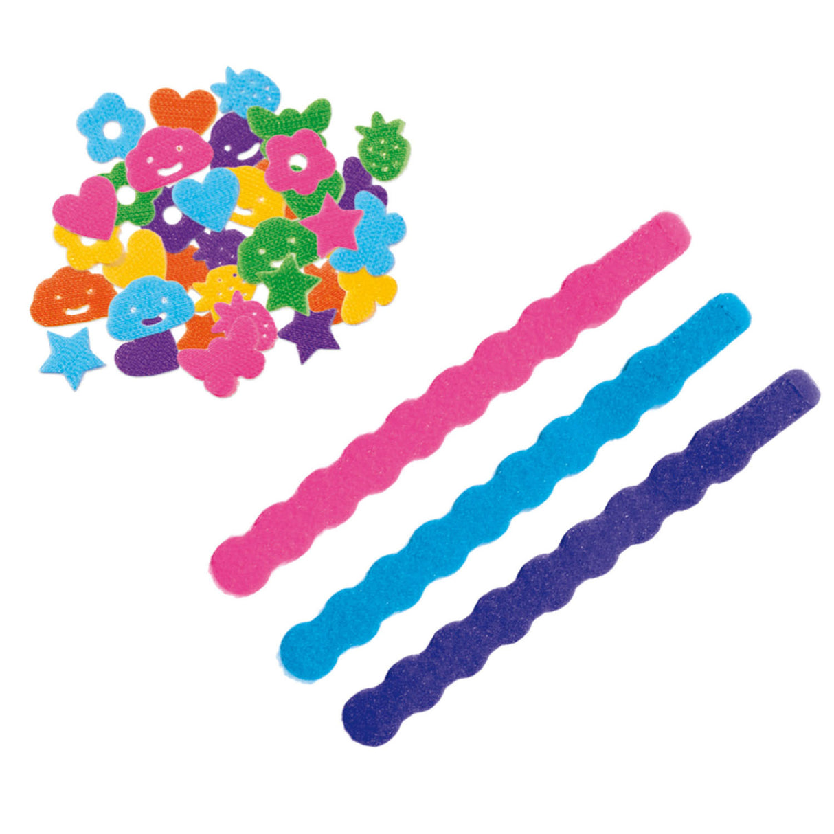 Ses bracelets Velcro