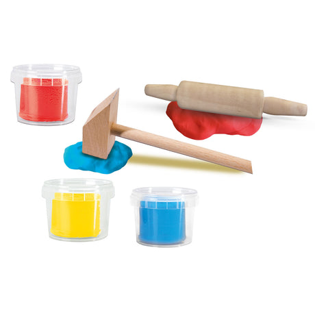 Ses creative ses ma première argile avec outils - 3 pots en argile