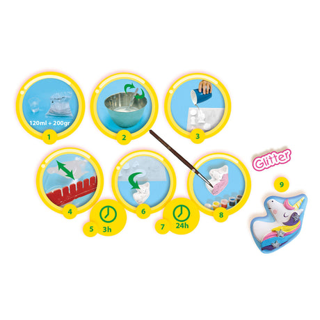 Ses moulage et peinture -licorne