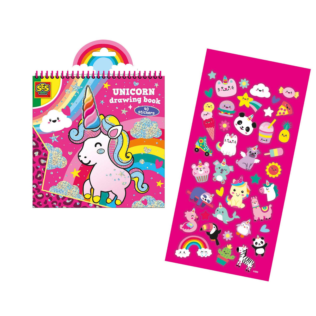 Ses unicorn coloring book