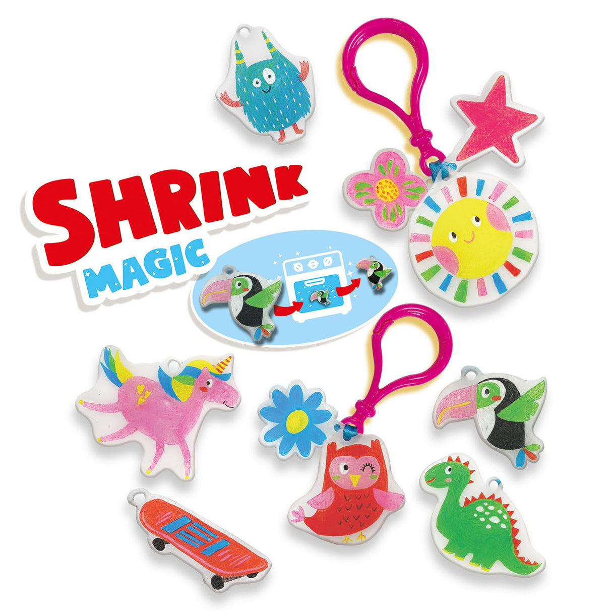 SES Creative shrink film key chains