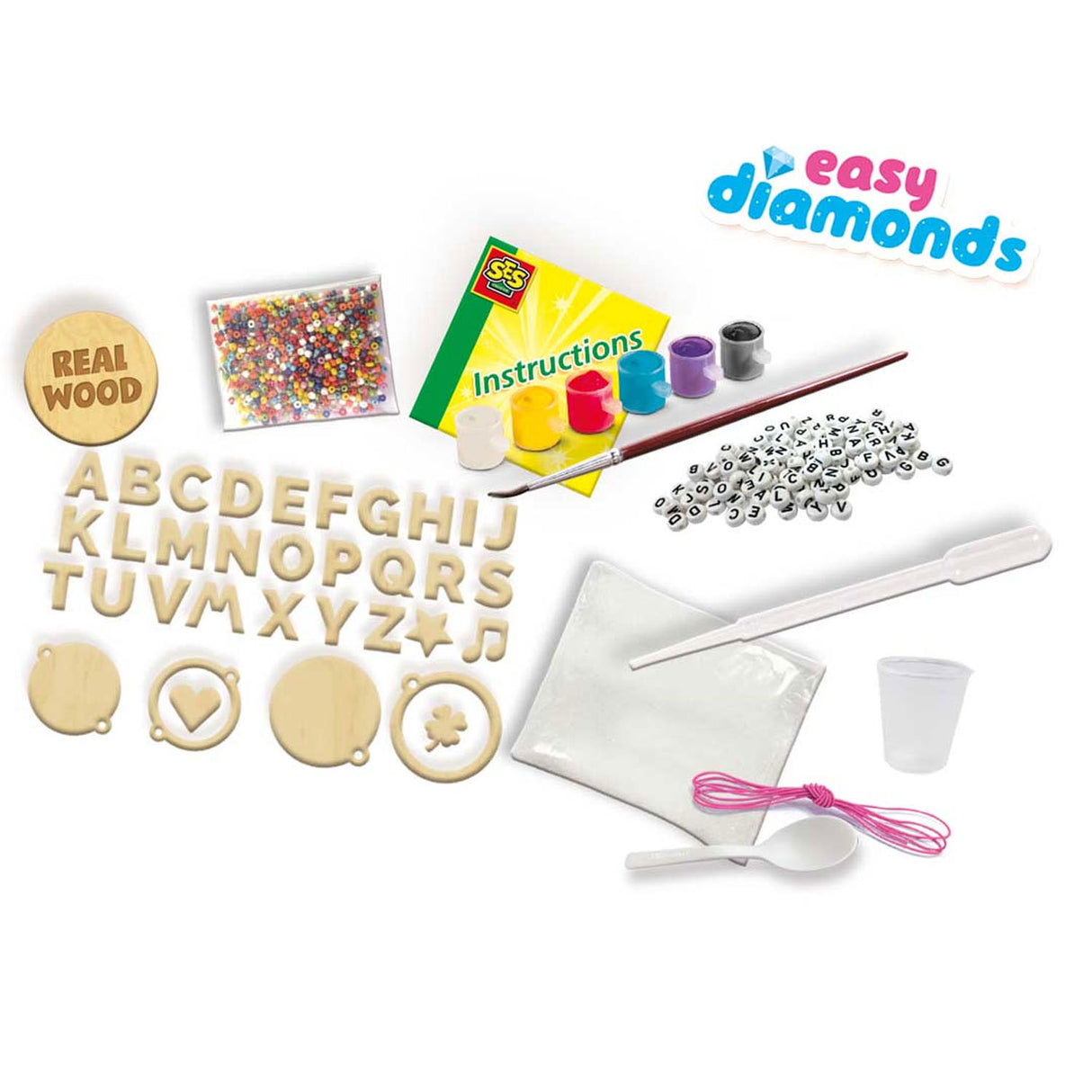 Ses creative ses easy diamants - bijoux lettre
