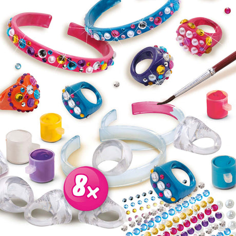 Ses creative ses bagues et bracelets diamanzo