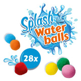 Ses creative ses - boules d'eau éclaboussantes - ballons d'eau réutilisables - peuvent être utilisés secs et humides - couleurs gaies - 28 boules par ensemble - alternative aux ballons d'eau - jeux d'été en plein air - jouets de piscine