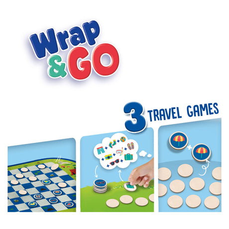 Ses jeux de voyage wrap and go, 3en1