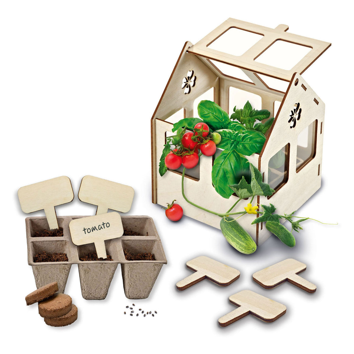 Ses Greenhouse avec des légumes