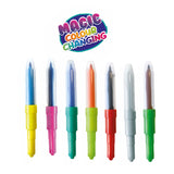 Ses creative - stylos aérographes - changement de couleur magique - stylos soufflants bicolores - facilement lavables - avec stylo soufflant à changement de couleur