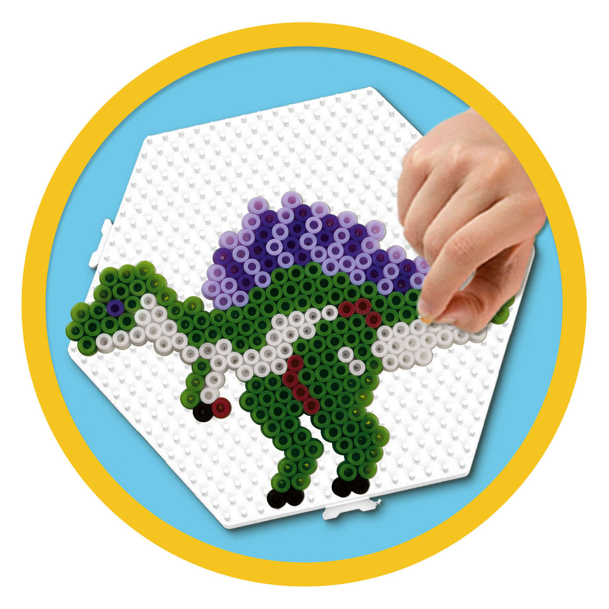 Ses creative ses perles à repasser - monde des dinosaures