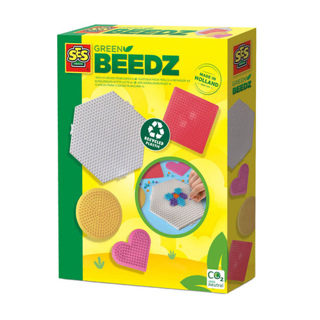 Ses creative ses green beedz - Etagères à perles thermocollantes, 4 pcs.