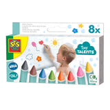 Ses Tiny Talents Bath Chalk 8 Couleurs