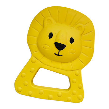 Ses tiny talents jouet de dentition lou lion - 100% caoutchouc naturel
