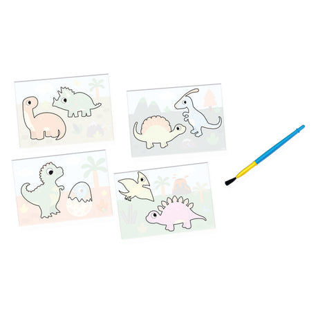 Ses créatives ses premières couleurs à l'eau - dinosaures