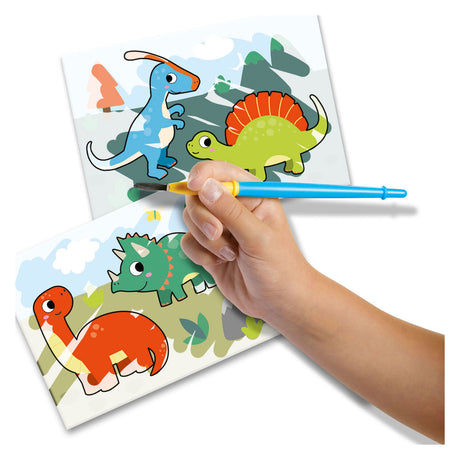 Ses créatives ses premières couleurs à l'eau - dinosaures