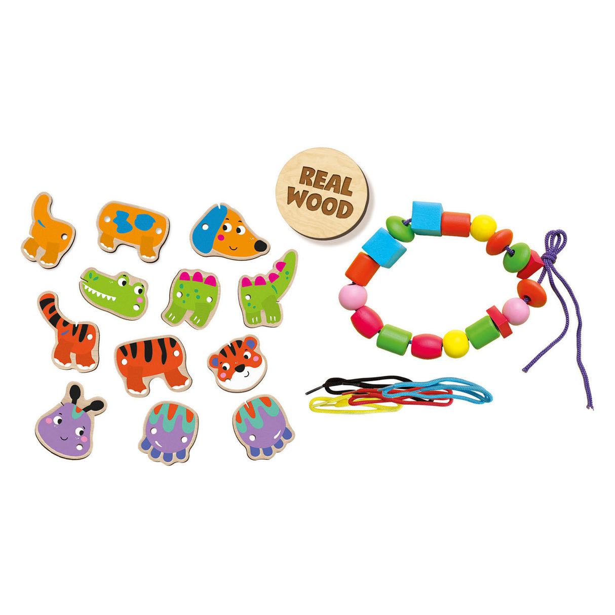 Ses Dieren String med perler