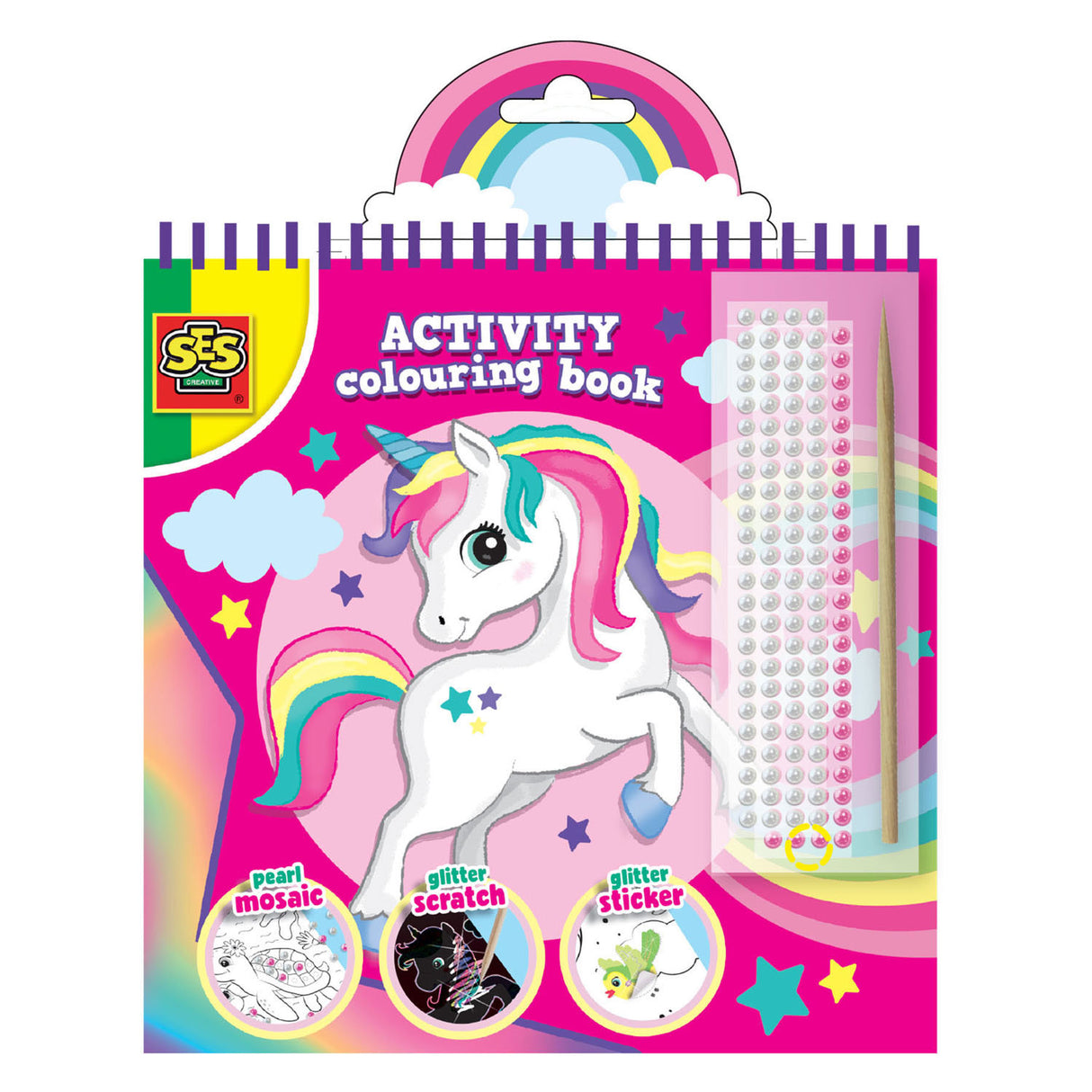 SES Do coloring book Glitter 3 in 1