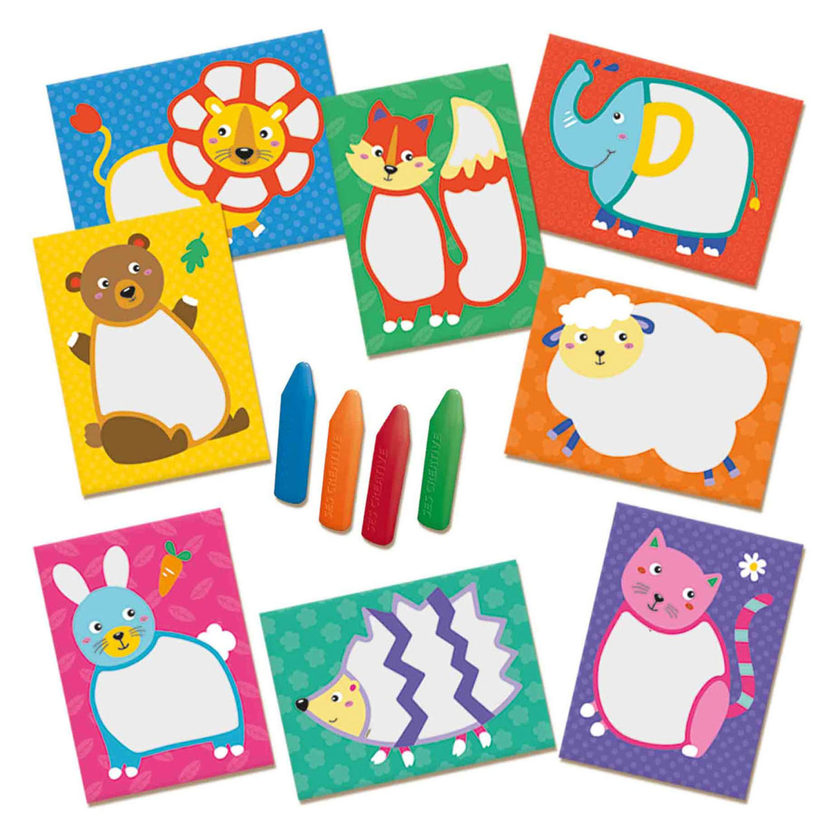 Ses My First Chalk Animal Cards Animals