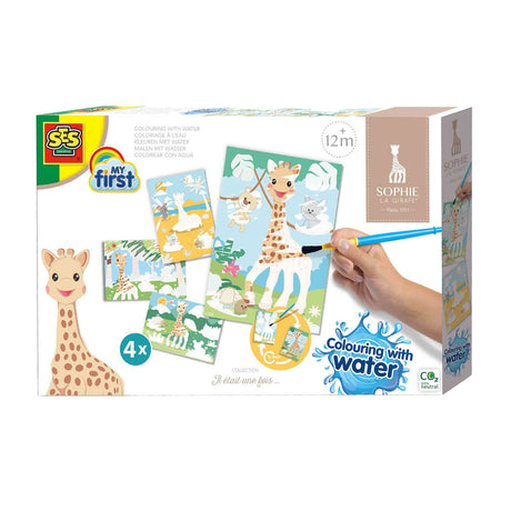 Ses creative ses ma première sophie la girafe - coloriage à l'eau