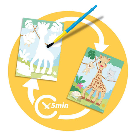 Ses creative ses ma première sophie la girafe - coloriage à l'eau