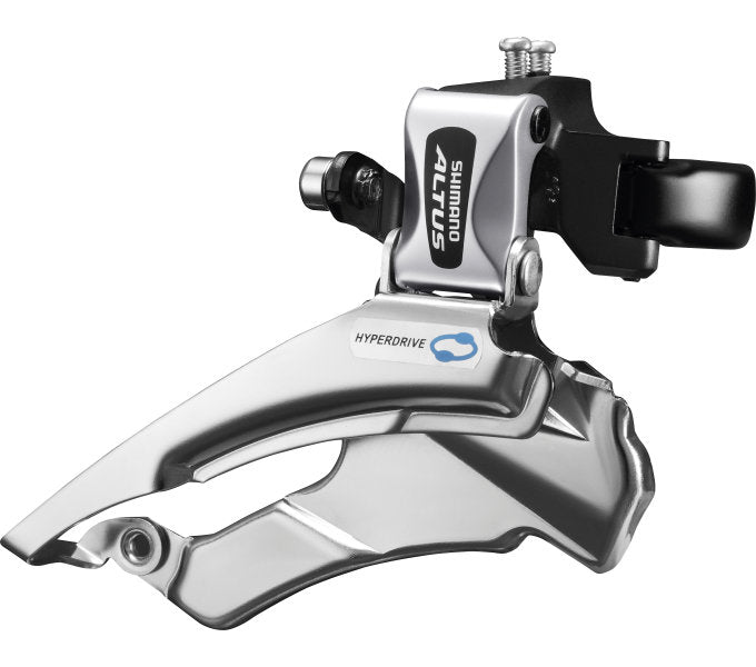 Shimano Voorkerailleur 3 x 7 8-stopenjski Altus FD-M313 Down Swing dvojna vleka z visoko objemko 42-48T (66-69 °)