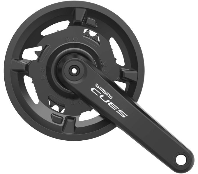 Shimano Cranket 2 x 9 10 11 Speed ​​Cues FC-U4000 avec un bras de manivelle de 170 mm 40-26 dents (avec écran de chaîne)