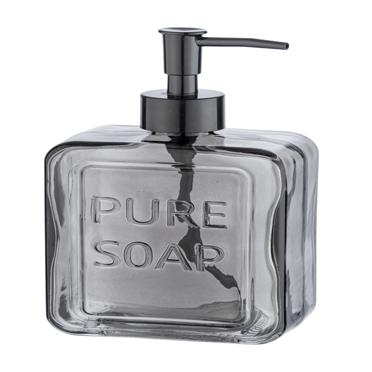 Wenko 1069581 - distributeur de savon savon pur gris | 1 pièce
