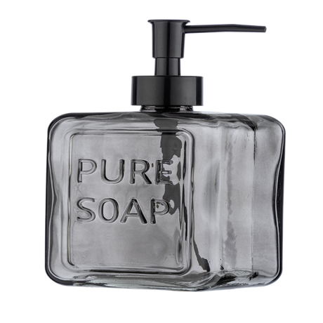 Wenko 1069581 - distributeur de savon savon pur gris | 1 pièce