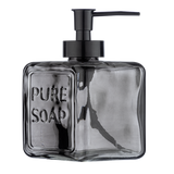 Wenko 1069581 - distributeur de savon savon pur gris | 1 pièce