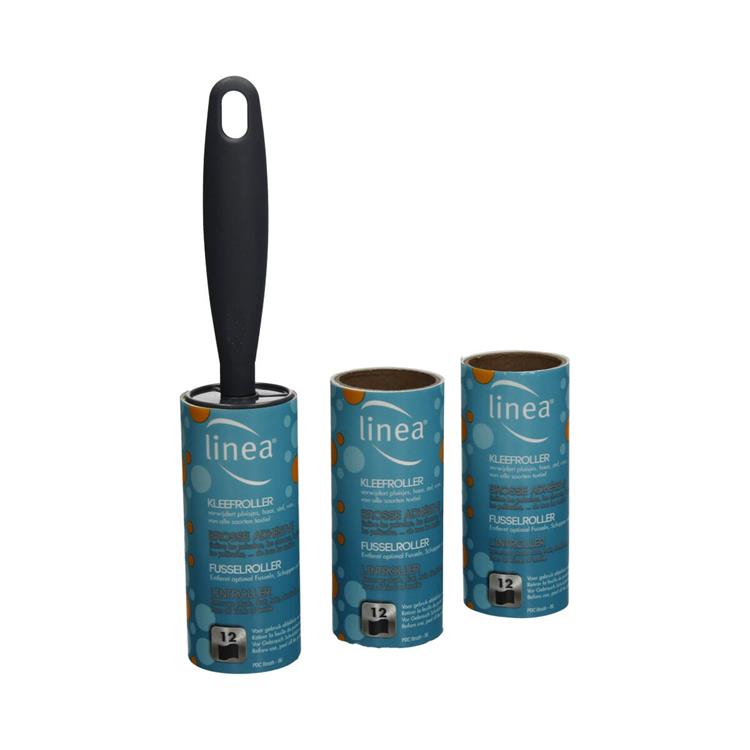 Set de pinceaux adhésifs Linea avec 2 rouleaux de rechange