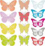 Artisanat américain • embellissements en acétate citronlush formes papillon