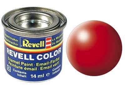 Peinture Revell pour maquette numéro 332 rouge vif satiné mat
