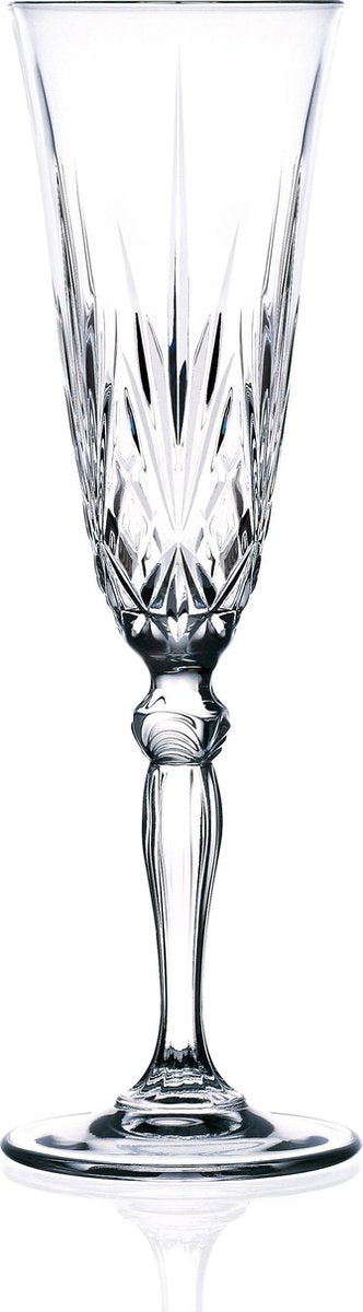 Flûtes à champagne Rcr melodia - 16 cl - 6 pièces