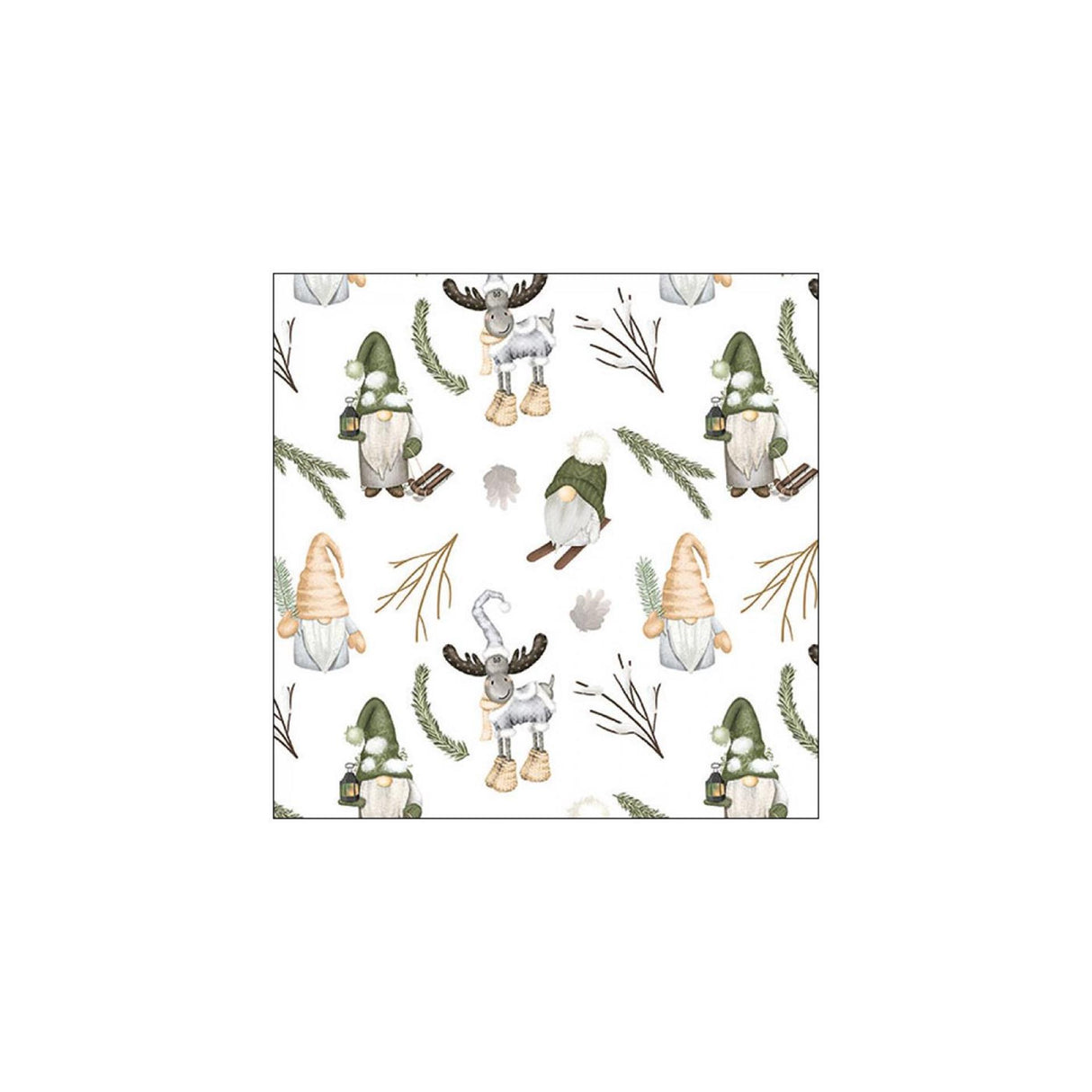 Serviettes Ambiente 33cm nains des forêts