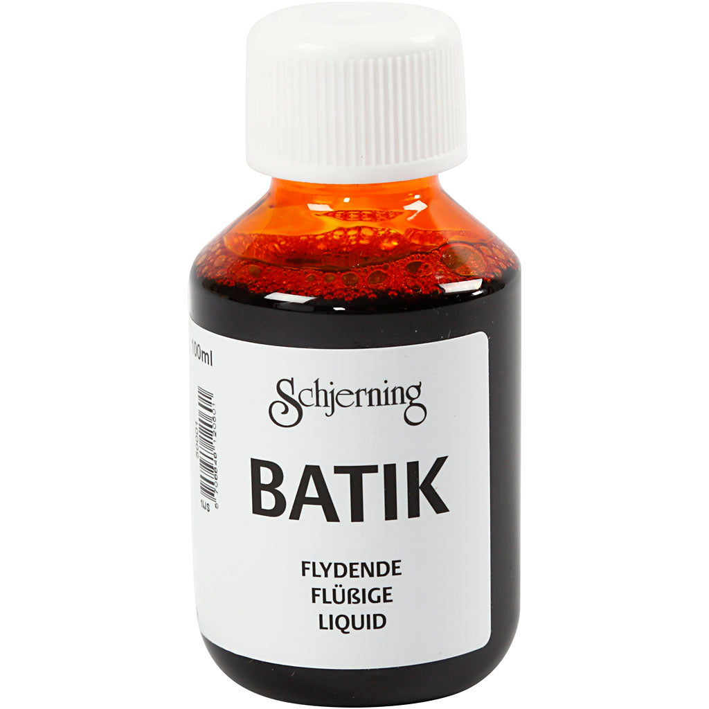 Peinture batik Schjerning, jaune orangé, 100 ml 1 bouteille