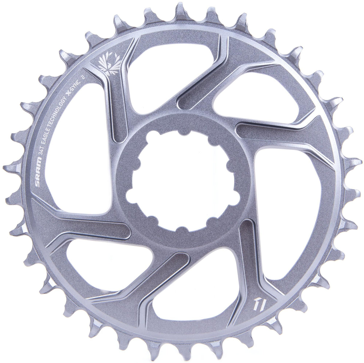 Plateau Sram x-sync 2 plateau x-sync 2 34 dents gris polaire
