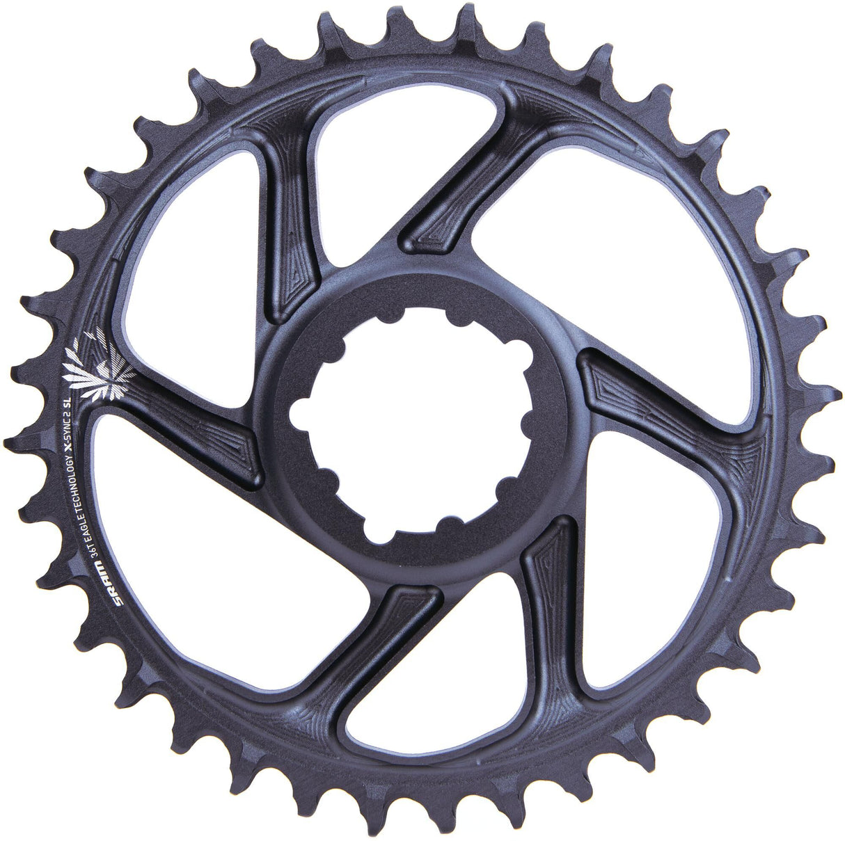 Plateau Sram x-sync2 sl plateau x-sync2 sl 36t. aluminium gris lunaire
