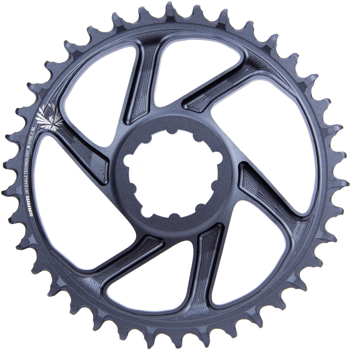 Plateau Sram x-sync2 sl plateau x-sync2 sl 38t. aluminium gris lunaire