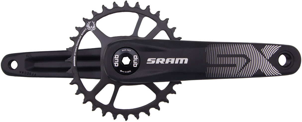 Pédalier Sram sx eagle pédalier force axs dub 32t 170mm