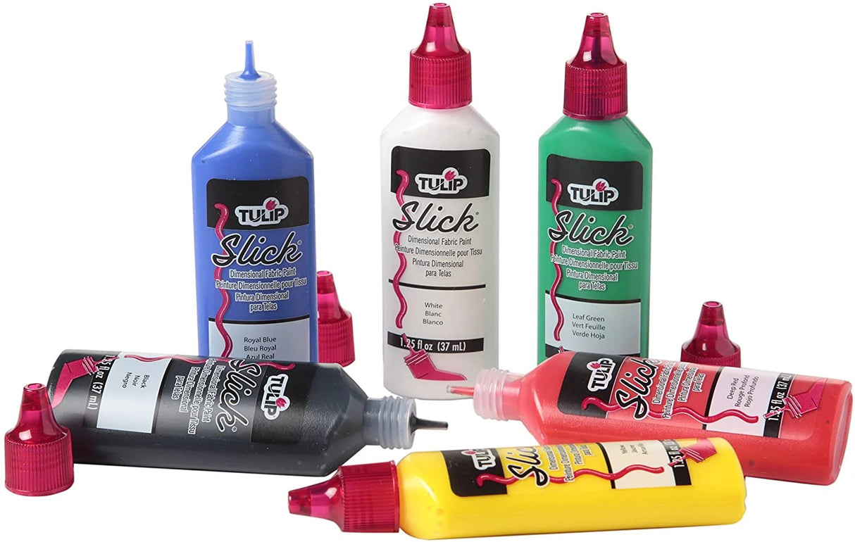 Tulip • peinture dimensionnelle pour tissu lisse rouge foncé 118 ml