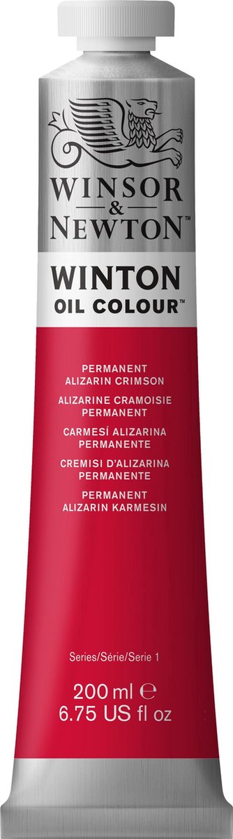 Winsor Newton Winton couleurs à l'huile 200 ml permanent alizarine cramoisi