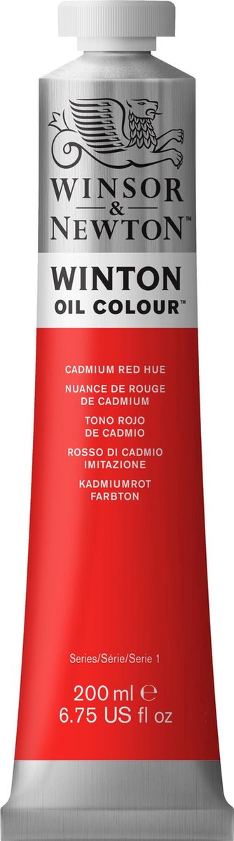 Winsor Newton Winton couleurs à l'huile 200 ml teinte rouge cadmium