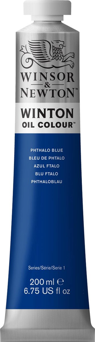 Winsor Newton Winton Couleurs à l'huile 200 ml Bleu Phthalo