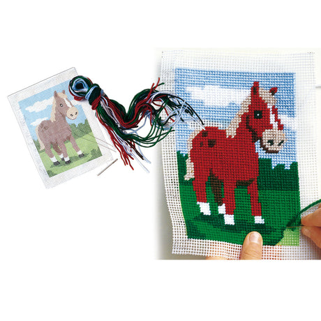 Ses ses embroidering a horse