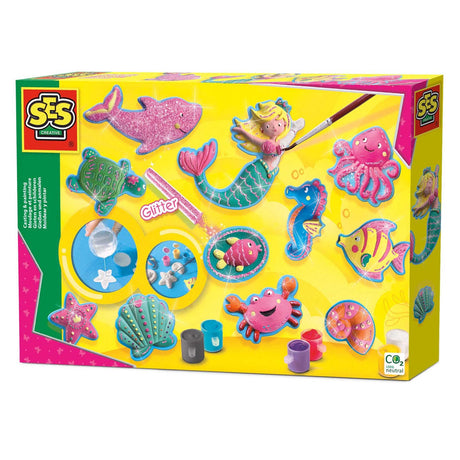 Ses creative ses moulage et peinture - figures océaniques