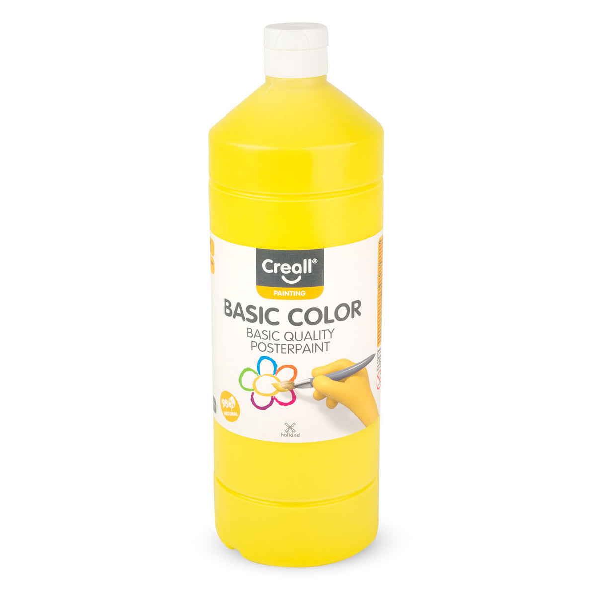 Pintura de la escuela creal de color amarillo, 1 litro