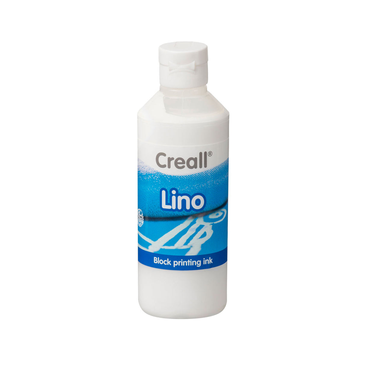 Creall peinture pour impression sur bloc lino blanc, 250ml