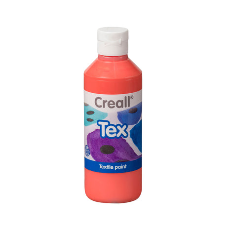 Peinture textile Creall orange, 250ml