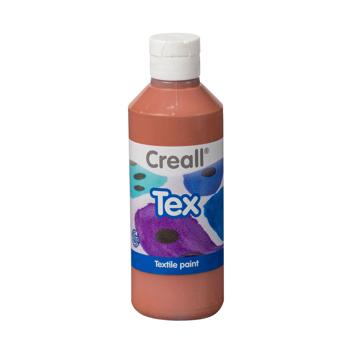 Peinture textile Creall marron, 250ml