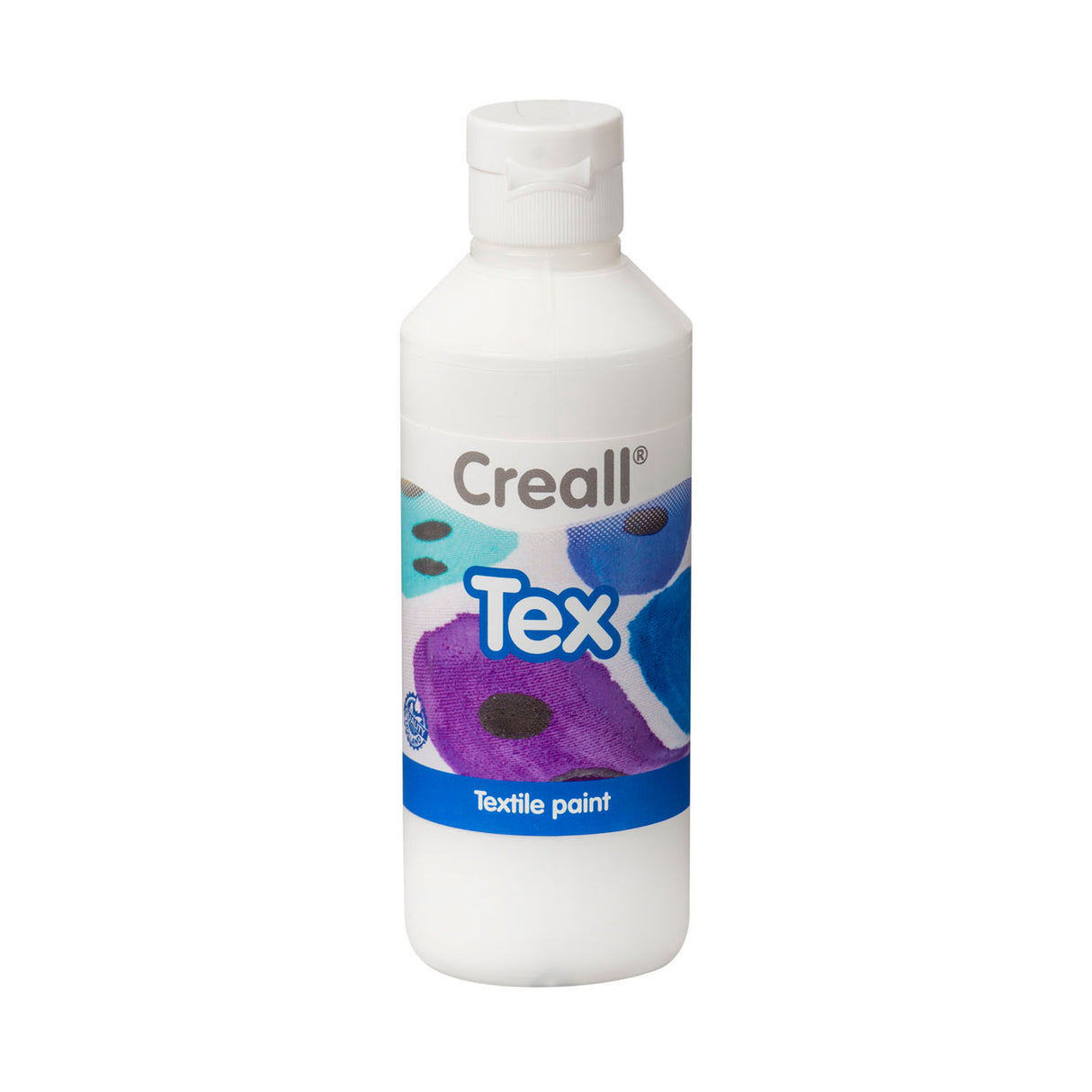 Pintura textil creal de color blanco, 250 ml