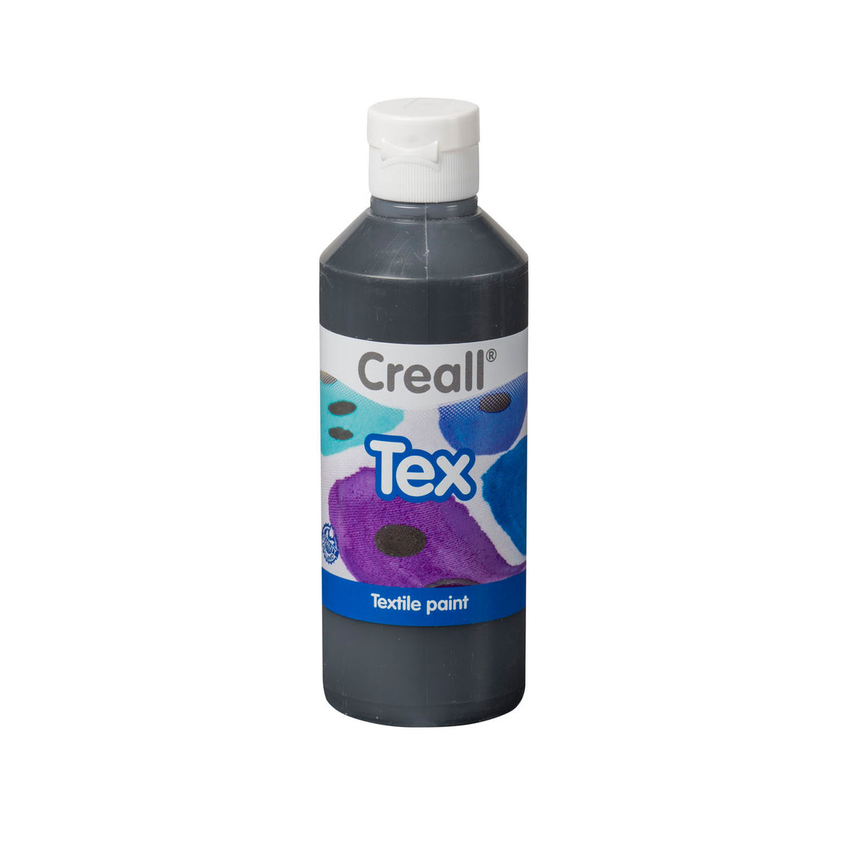 Peinture textile Creall noire, 250ml