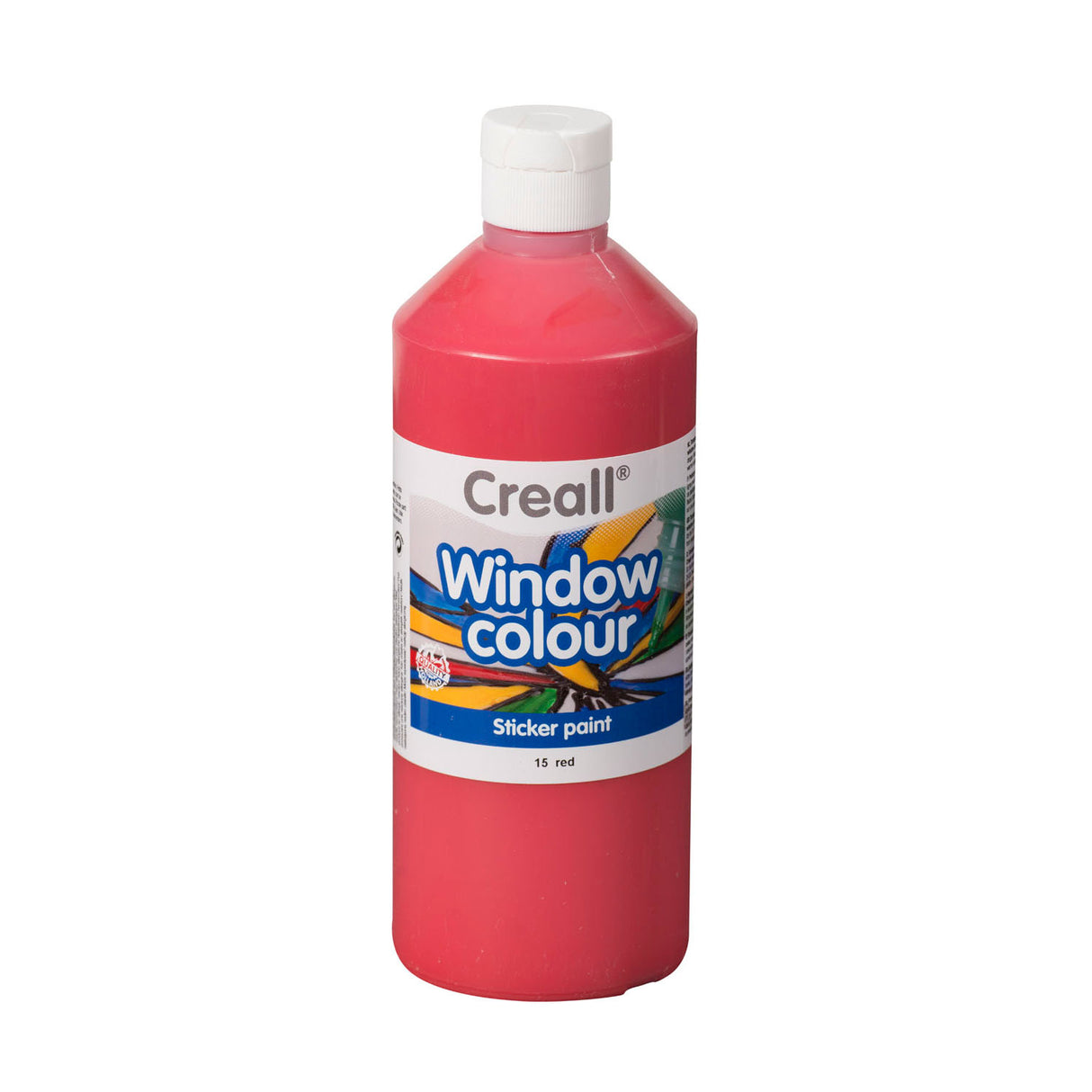 Creall Window Paint Red, 500 ml